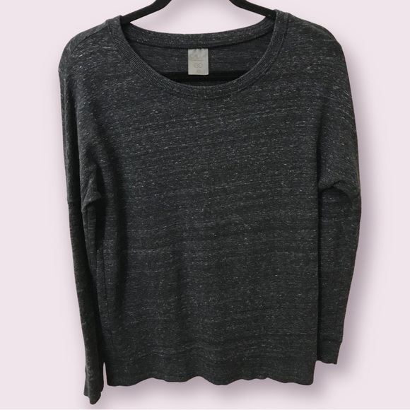 CALIA By Carrie Underwood Womens Rayon Cotton Gray Side Zip Detail Sweatshirt XS - Picture 1 of 11